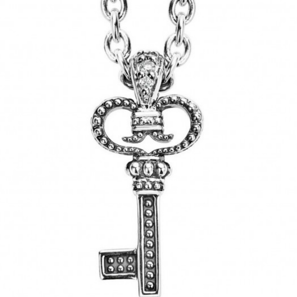 LAGOS! KEY DIAMOND PENDANT NECKLACE